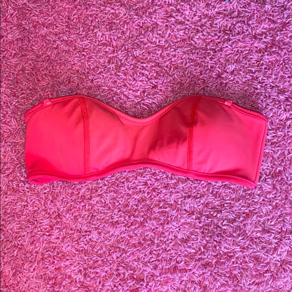 Reversible Red White and Blue Bikini Top